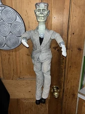 Paper Magic Group 1997 FRANKENSTEIN 25" Hanging Halloween Figure   NOT WORKING