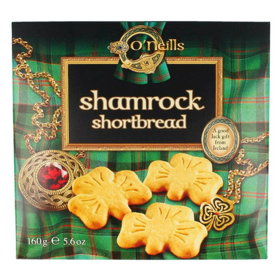 Irish  Shamrock Shortbread Cookies   Buttery Irish Delight in Every Bite, 5.6 Oz