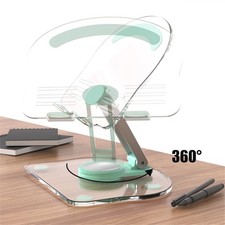Foldable Laptop Tablet Pad Stand 360 Rotating Adjustable Desktop Holder Bracket