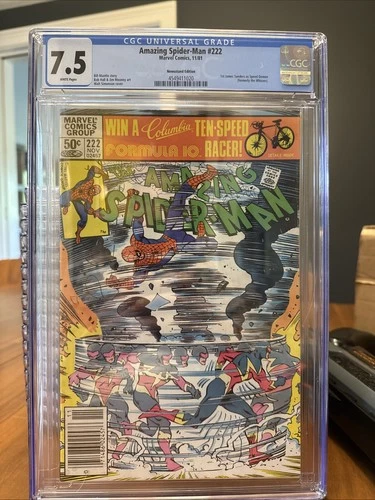 Amazing Spider-Man 222 CGC 7.5 2025 New Slab Newsstand White Pages