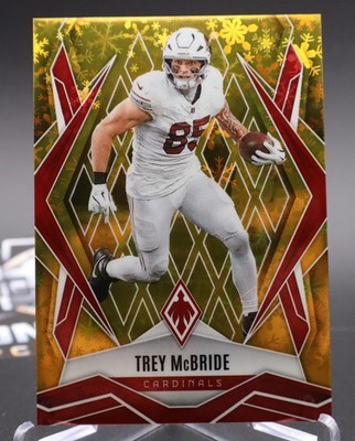 2025 Panini Phoenix Trey McBride Winter Gold /10 #80 Cardinals