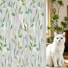 Window Privacy Film Frosted Glass Window Sticker Window Film Static Glass Cli...