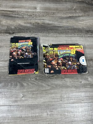 Donkey Kong Country (Super Nintendo | SNES) Authentic BOX & Manual ONLY