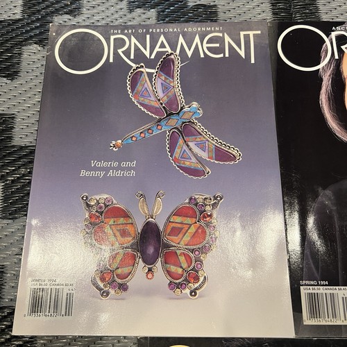 Ornament Magazine Lot Of 3 1994 Magazines Art Of Personal Adornment - Picture 2 of 4