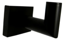 ICO Bath V62215 Volkano Crater Single Robe Hook in Matte Black