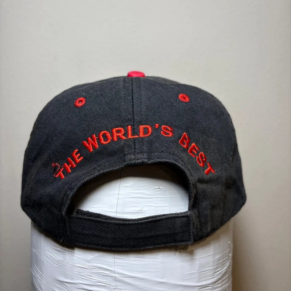 Винтажная бейсболка 90-х KENWORTH TRUCK ЧЕРНАЯ КРАСНАЯ СЕРЕБРИСТАЯ С ПЛАМЕНЕМ - Изображение 3 из 4