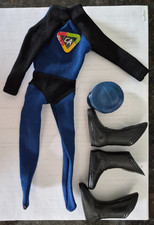Vintage 1966 Captain Action Suit, Hat, Boots, Ideal
