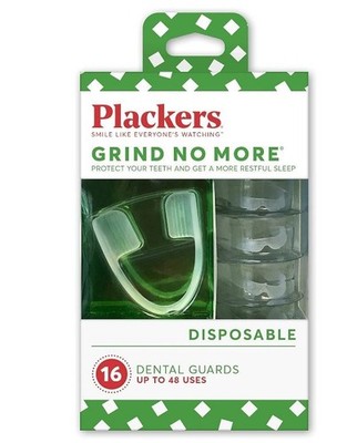 Plackers Grind No More Nachtschutz gegen Zähneknirschen 16 Stück