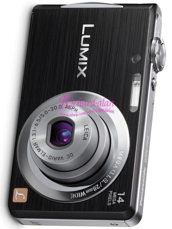 Panasonic LUMIX DMC-FS2 パナソニック ブラック Panasonic LUMIX DMC-FH2/DMC-FS16 14.0MP CCD Vintage Digital Camera