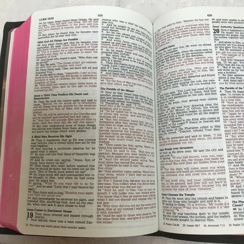 Holy Bible New King James Version Dictionary Concordance Words of Christ in Red - Picture 7 of 7