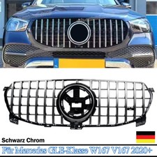 GT Style Kühlergrill Grill für Mercedes GLE W167 V167 ab 2019 Silver Schwarz DHL