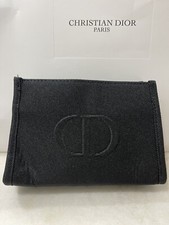 Dior Beauty Black Makeup Bag Pouch Dior Logo Small Travel