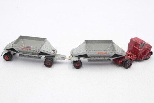 Matchbox King Size No K-4 Fruehauf Hopper, with 2nd Hopper - Orig. Tires - Picture 2 of 3