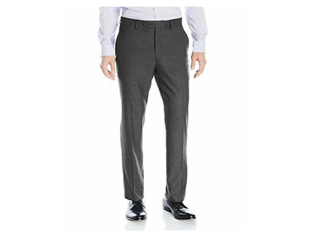 Slim Fit Pants Charcoal Gray 