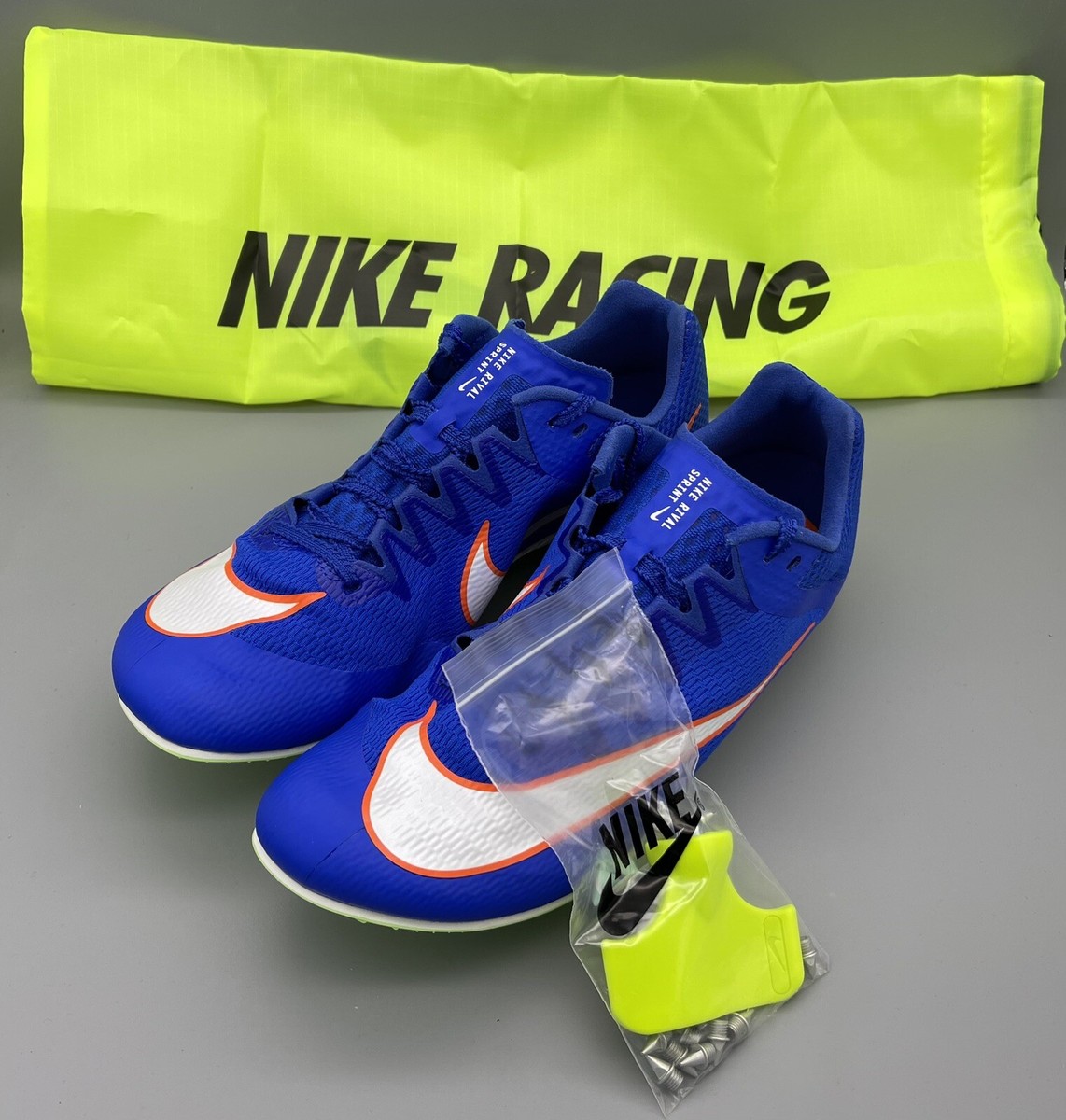 Nike Zoom Rival Sprint Track Field Spikes Blue DC8753-401 Men's