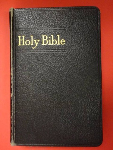 HOLY BIBLE PRONOUNCING THOMAS NELSON OLD/NEW TESTAMANT HARD COVER BOOK BLACK 61 - 第 1/1 張圖片