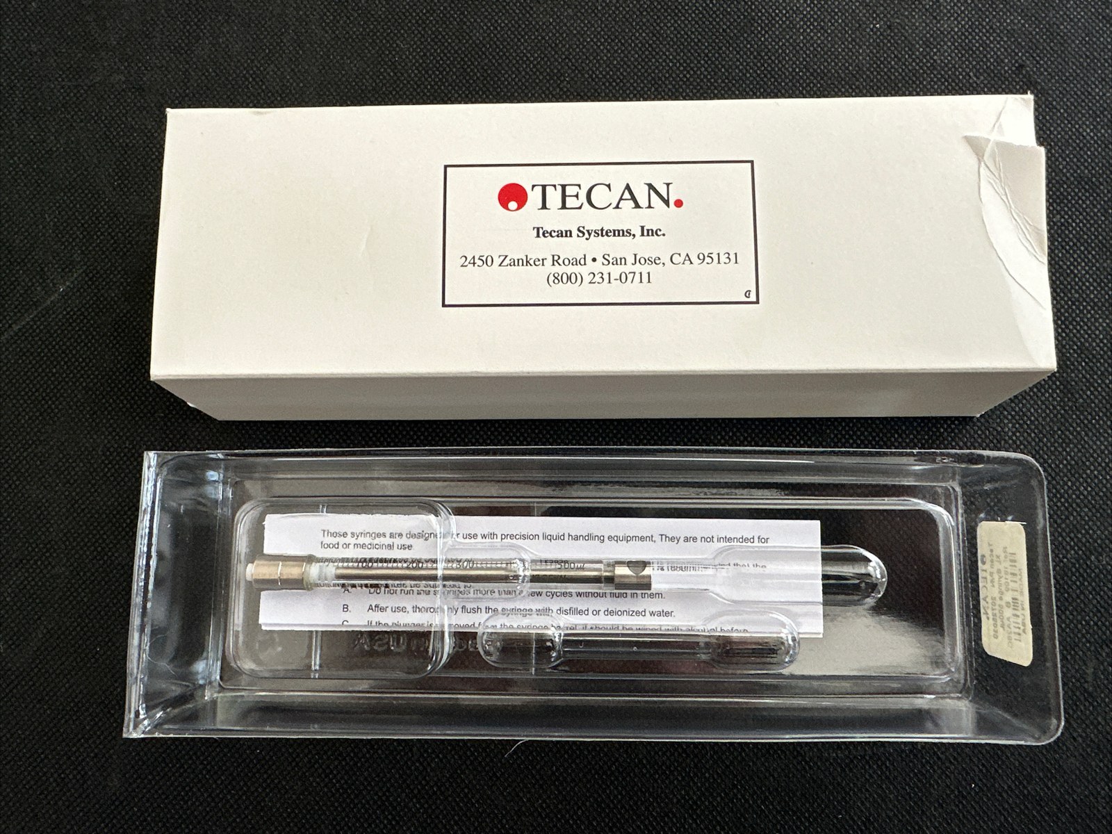 Tecan Cavro 20725030 XL Syringe 500ul for sale online | eBay