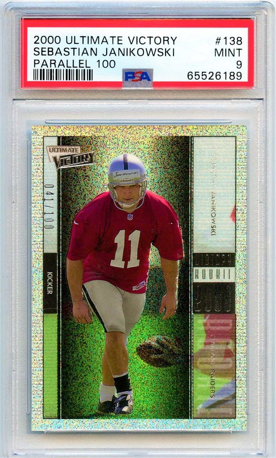Sebastian Janikowski Ultimate Victory #138 Parallel 100