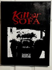 KILLER SOFA Movie Poster Printed on canvas 14x18&rdquo;