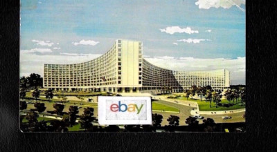 WASHINGON D.C. HILTON HOTEL ARTIST RENDERING EMBASSY ROW POSTCARD