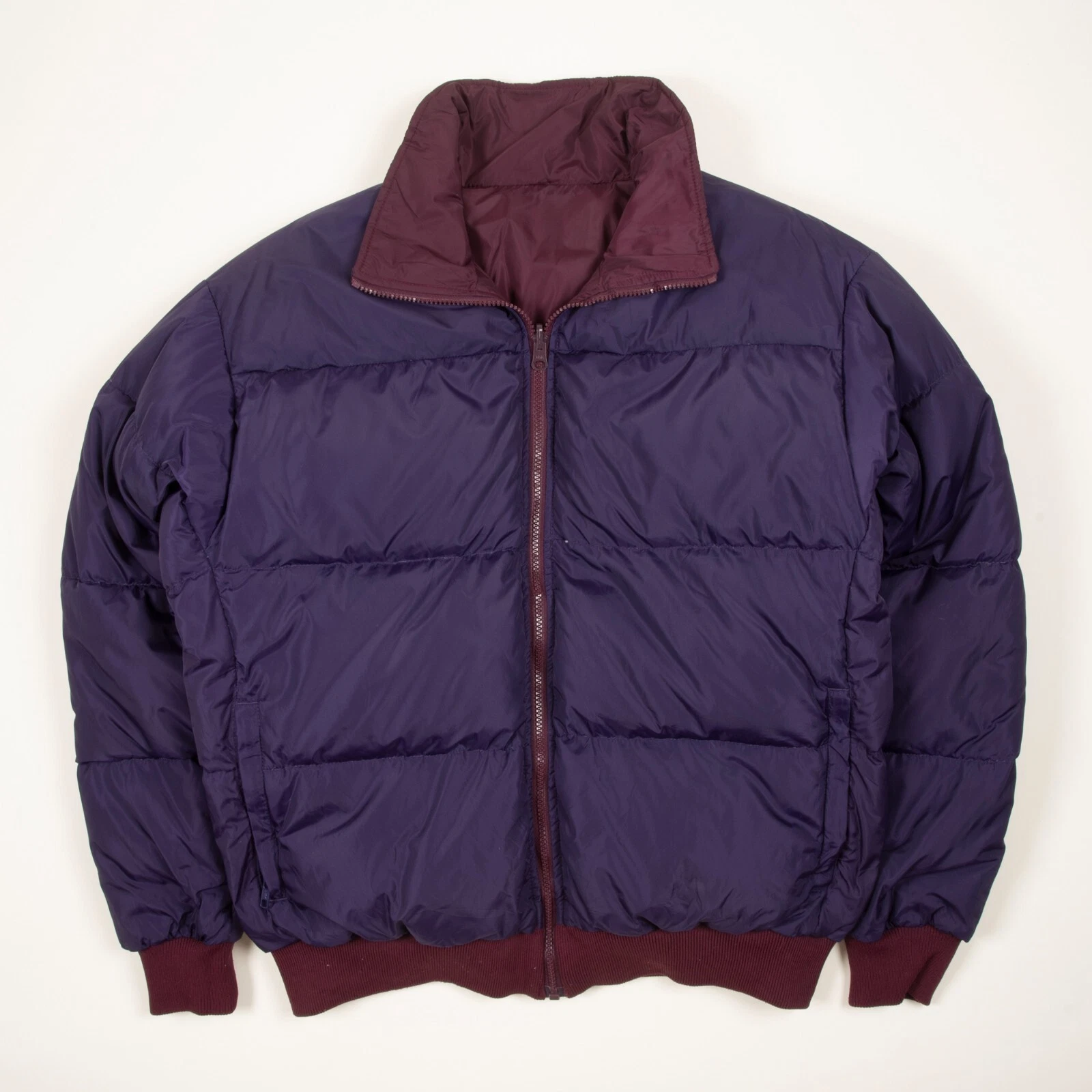 Vintage Reversible Columbia Jacket Down Filled Puffer Coat Insulated Jacket 3328