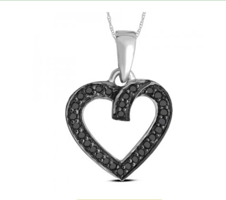 Collar de 18 pulgadas con acabado de oro blanco de 14K para mujer Foto 2 de 4