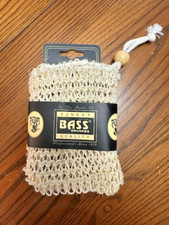 Bass Body Care Sisal Soap Holder with drawstring Shower Exfoliate