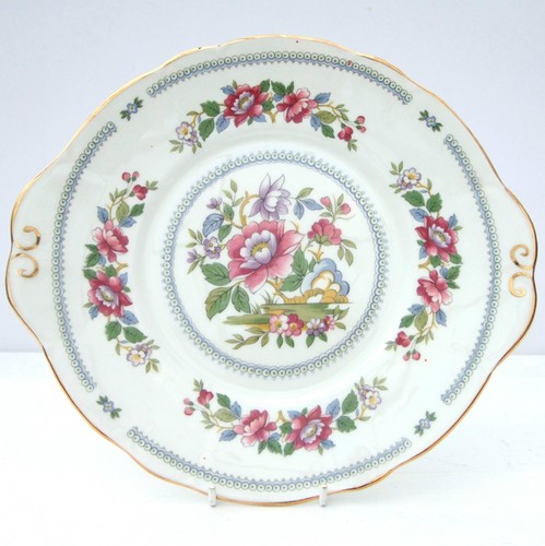 Vintage Duchess Nanking Bone China Floral Cake Plate