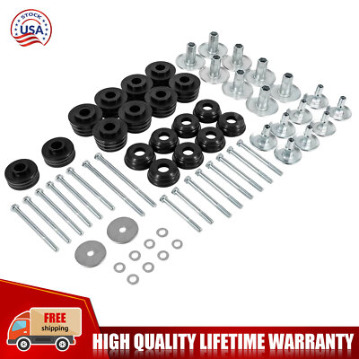 KF04058BK Body Cab Mount Bushings Kit for 1999-2007 Ford F250 F350 Super Duty