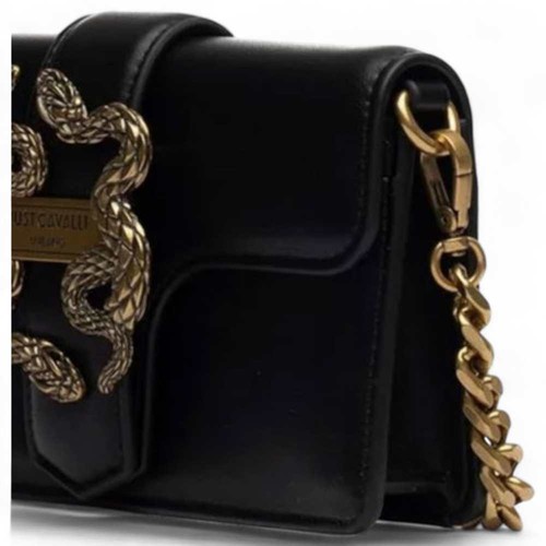 Borsa JUST CAVALLI ICONIC SNAKES Donna Nero - 77RA5PA2ZSA89899 - Imagen 2 de 3