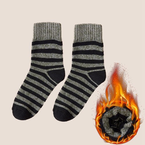 5 Pairs Thicken Cashmere Socks Winter Casual Wool Soft Warm Socks Men Sport - Picture 13 of 22