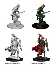 ELF FEMALE FIGHTER D D Nolzur's Marvelous Miniatures Wizkids WZK73385