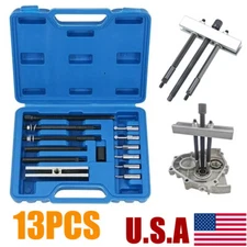 13PCS Bearing Removal Set Wheel Hub Axle Puller Set Hand Removal Tool w/Case