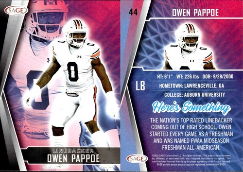 2022 Sage Football Complete Your Set #1-190! You Pick! - Picture 5 of 9