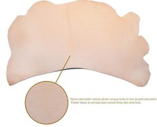 10/11 oz. Natural, Veg-Tan, Tooling Leather. Double Shoulders by Sepici Tannery