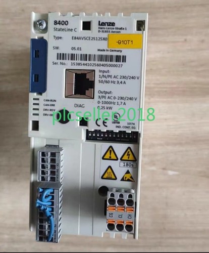 1 PCS USED LENZE inverter E84AVSCE2512SX0 - Picture 1 of 3