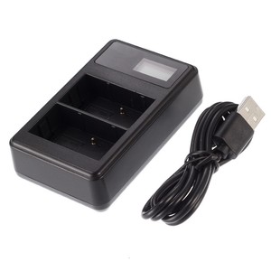Usb De Doble Canal Cargador de batería para Mh-18a En-el3e Nikon D700 D300 D200 D80 D90