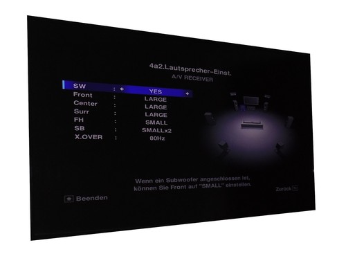 Pioneer VSX 924 7.2 AV in Farbe Schwarz, mit Fernbedienung und Netzkabel. - Bild 5 von 6