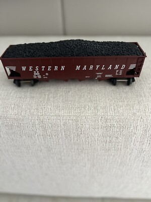 RAIL KING M.T.H. ELECTRIC TRAIN Freight Western Maryland Hopper Car w/Coal Load