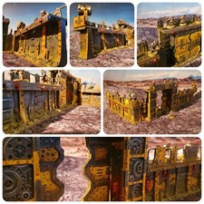 Fortress Fort Castle Wall Barricade Scenery Terrain wasteland ork