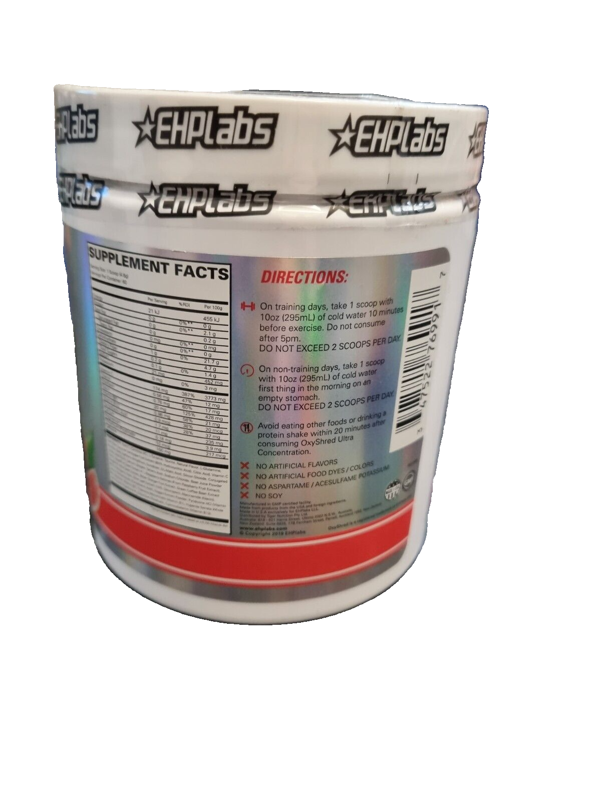 EHP Labs Oxyshred Thermogenic Fat Burner 264g EXPIRED 04.23 eBay