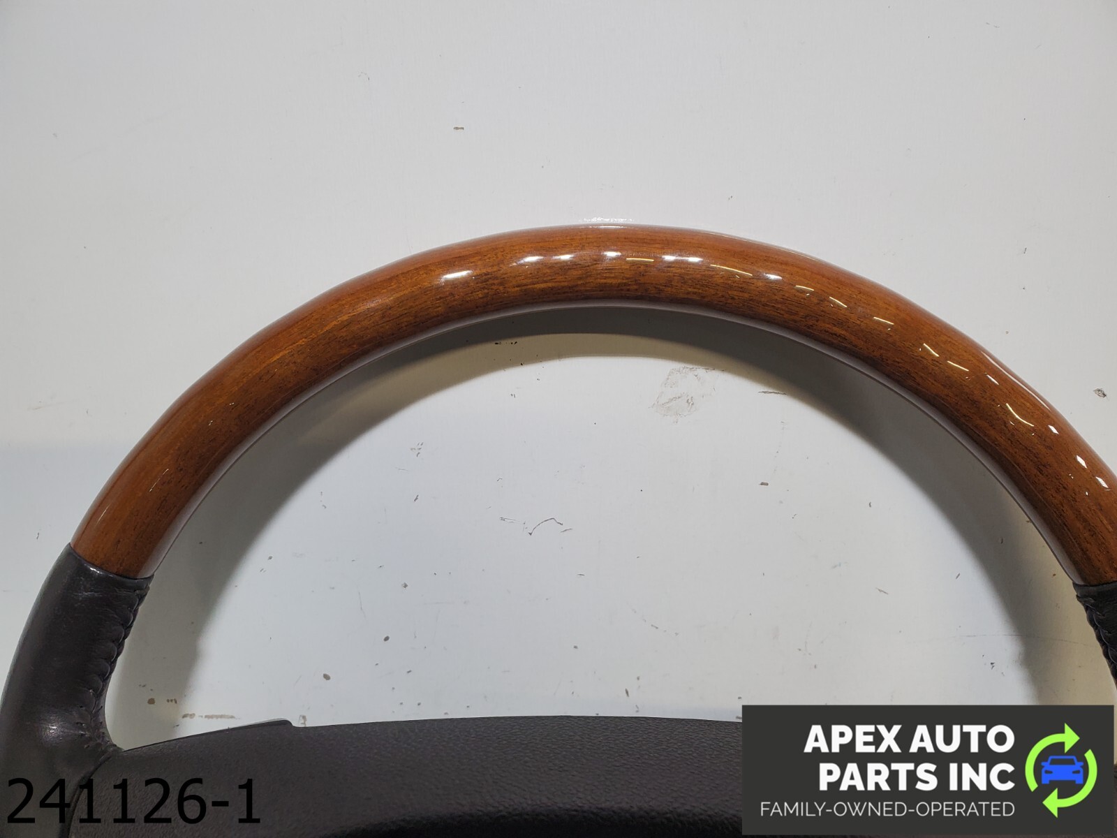 OEM 2008-2012 Buick Enclave 3.6L LEATHER WOODGRAIN STEERING WHEEL