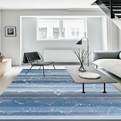 3D Watercolor Blue NAO2811 Game Rug Mat Elegant Photo Carpet Mat Fay