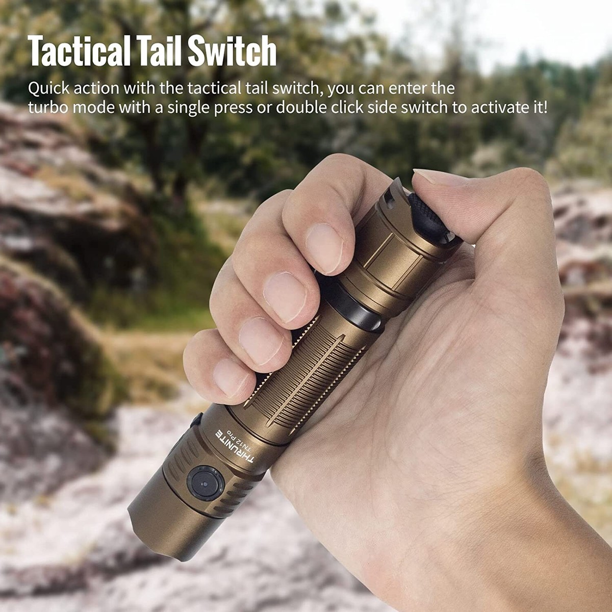 ThruNite TN12 Pro Rechargeable Flashlight, 1900 Lumens CW