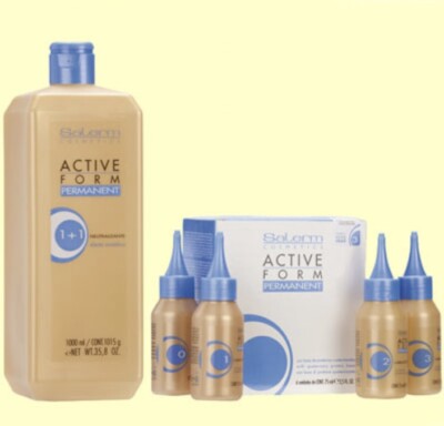 Salerm Active Form Permanent Difficult Hair 6 units 75 ml/ 2.5 oz