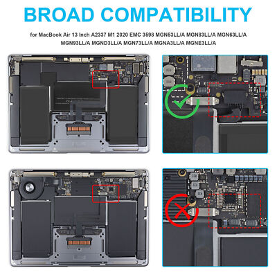 Replacement A2389 Battery for MacBook Air 13