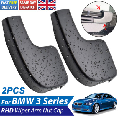 Front Windscreen Wiper Arm Cover Nut Cap RHD For BMW 3 Series E90 E91 ...