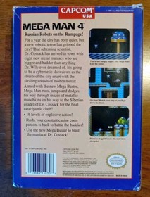 Nintendo NES Mega Man 4 (NES 1992) CIB Complete w/ Manual, Styro, Sleeve - NICE!