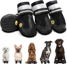 NEW Dog Boots Paw Protector for Hot Pavement Winter Snow Outdoor Walking 3 Sizes