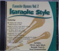 Favorite Hymns Volume 7 Christian Karaoke Style NEW CD G Daywind 6 Songs